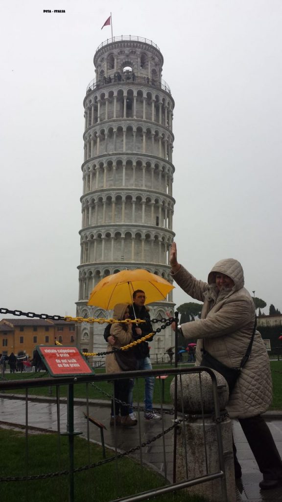 Photo of our reader Vera in Pisa