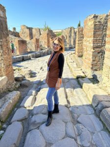 Ana Patrícia in Pompeii